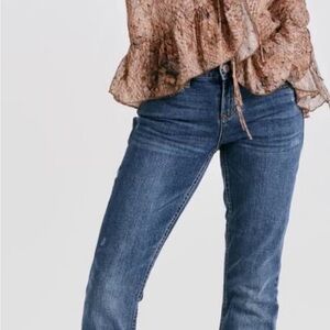 Dear John Blaire High Rise Ankle Slim Straight Jeans - Size 25